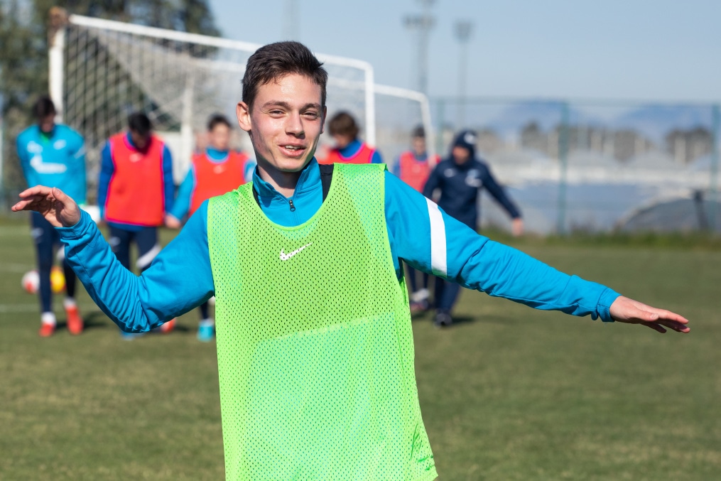 Сборы «Зенита»-м в Турции: 28 января, утренняя тренировка