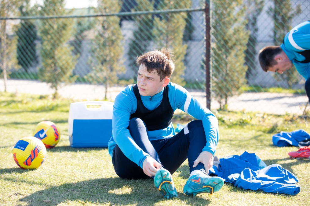 Сборы «Зенита»-м в Турции: 28 января, утренняя тренировка