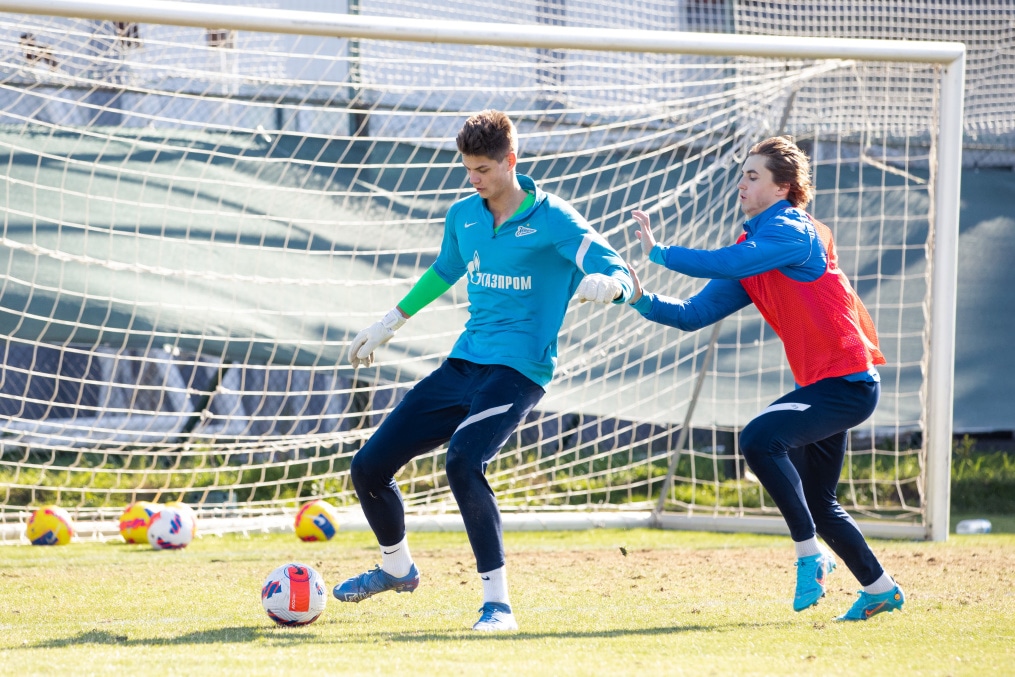 Сборы «Зенита»-м в Турции: 28 января, утренняя тренировка