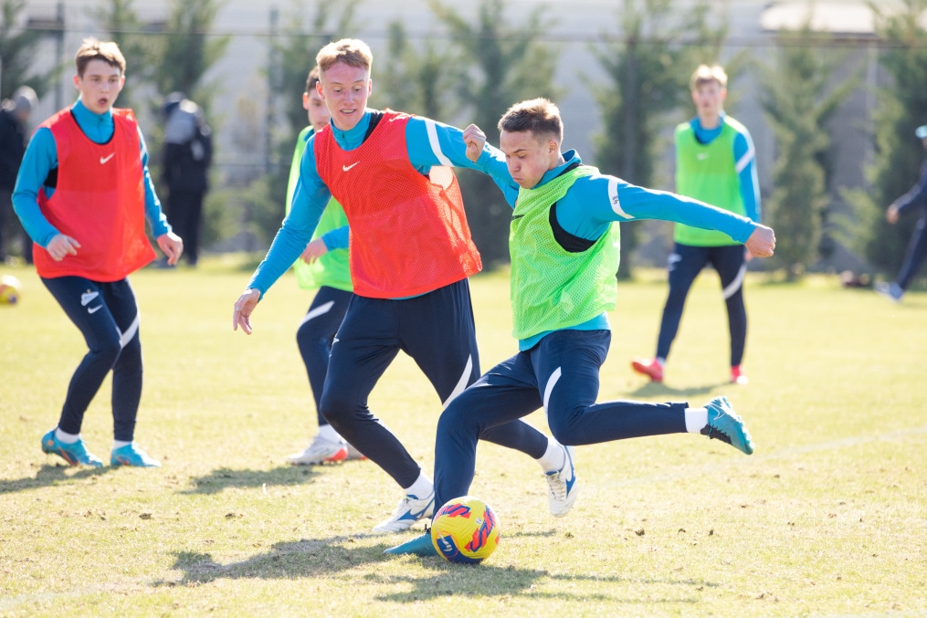 Сборы «Зенита»-м в Турции: 28 января, утренняя тренировка