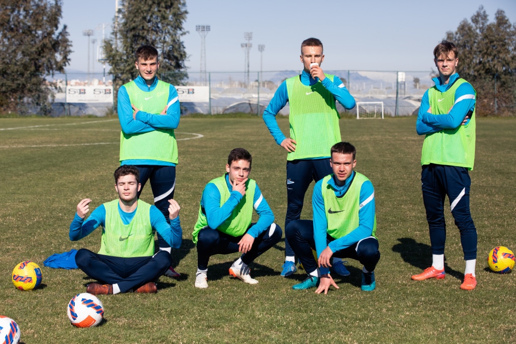 Сборы «Зенита»-м в Турции: 28 января, утренняя тренировка