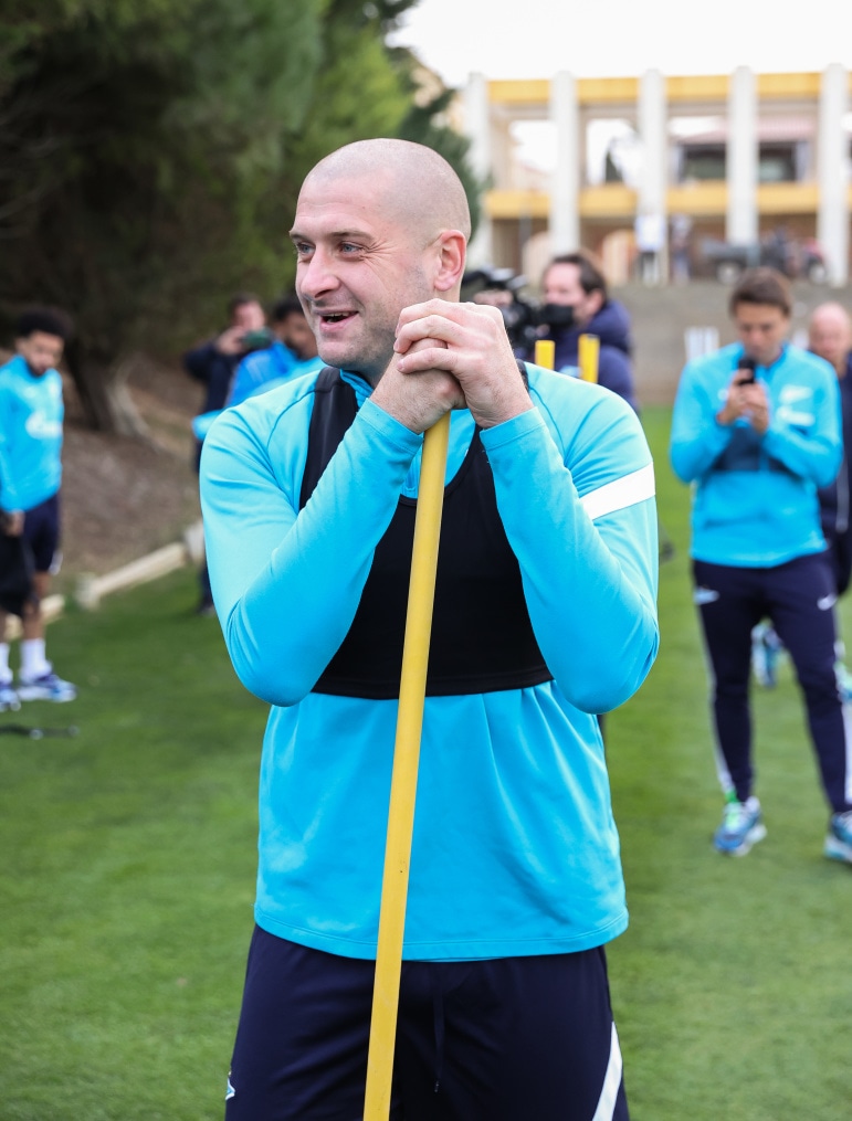 «Газпром»-тренировочные сборы в Португалии: 29 января, вечерняя тренировка