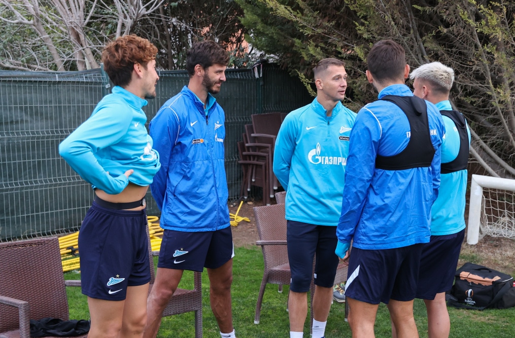 «Газпром»-тренировочные сборы в Португалии: 29 января, вечерняя тренировка