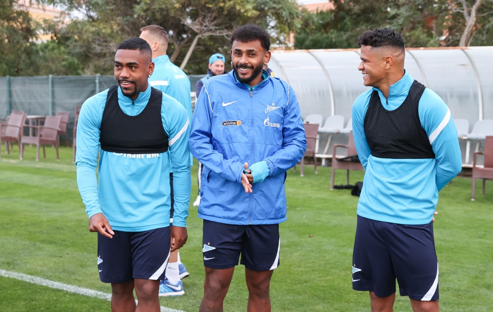 «Газпром»-тренировочные сборы в Португалии: 29 января, вечерняя тренировка