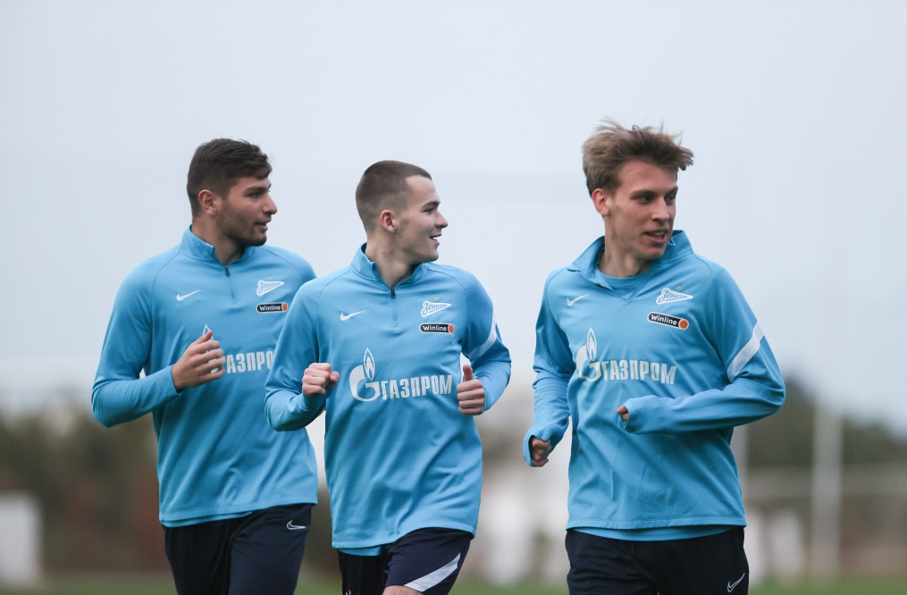 «Газпром»-тренировочные сборы в Португалии: 29 января, вечерняя тренировка