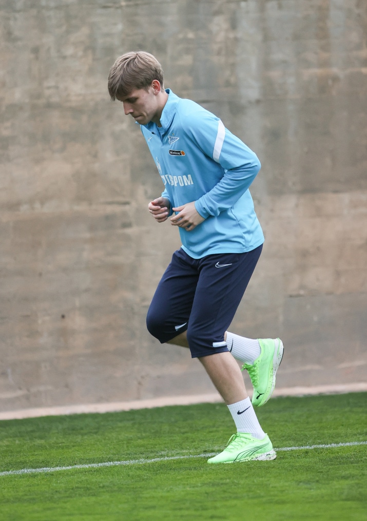 «Газпром»-тренировочные сборы в Португалии: 29 января, вечерняя тренировка