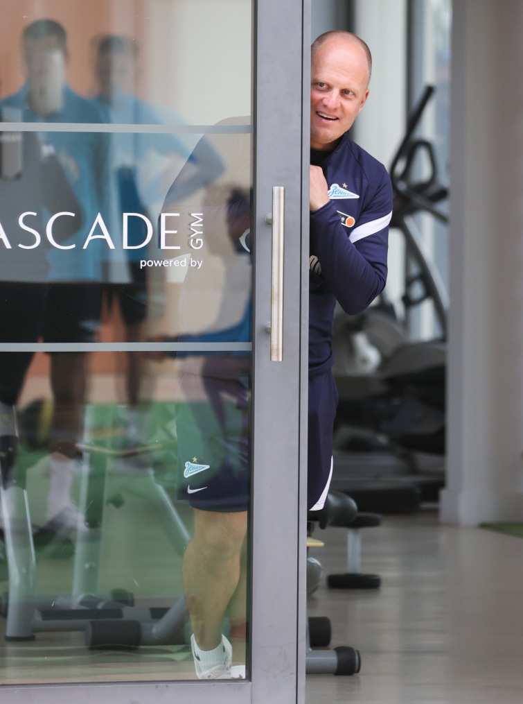 «Газпром»-тренировочные сборы в Португалии: 30 января, утренняя тренировка