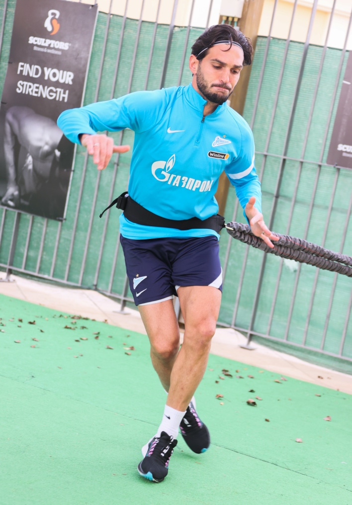 «Газпром»-тренировочные сборы в Португалии: 30 января, утренняя тренировка