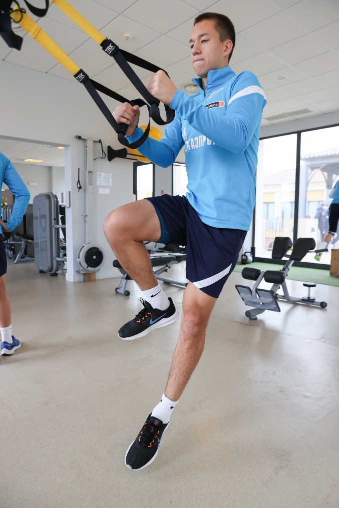 «Газпром»-тренировочные сборы в Португалии: 30 января, утренняя тренировка