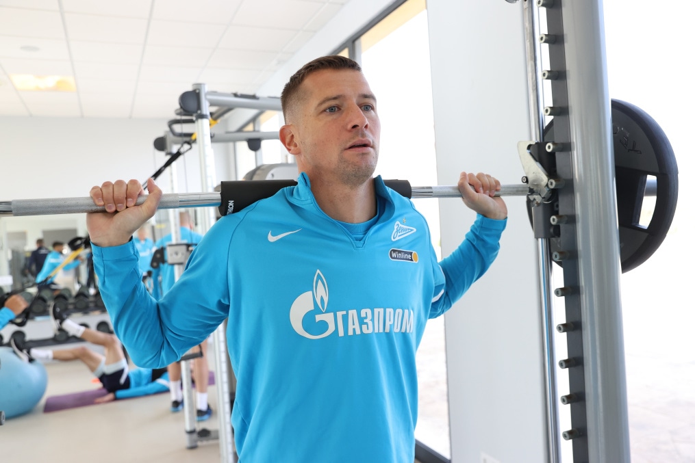 «Газпром»-тренировочные сборы в Португалии: 30 января, утренняя тренировка