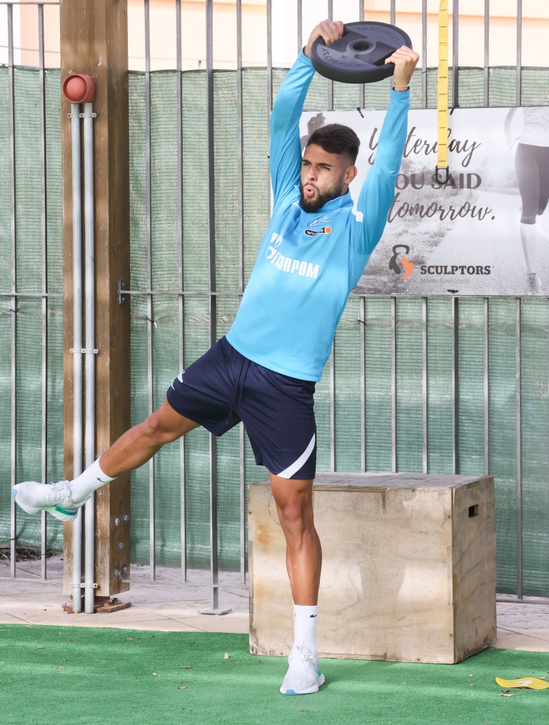 «Газпром»-тренировочные сборы в Португалии: 30 января, утренняя тренировка