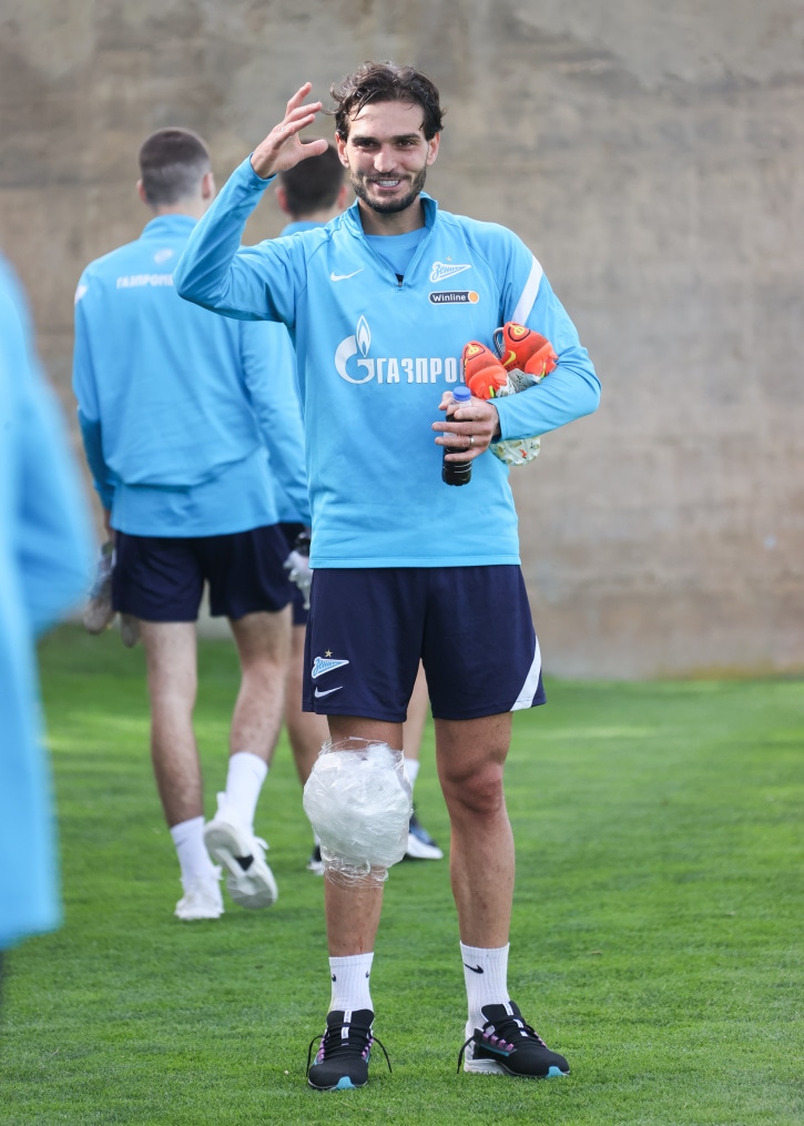 «Газпром»-тренировочные сборы в Португалии: 30 января, утренняя тренировка