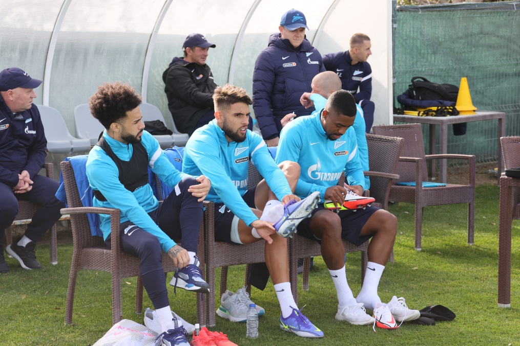 «Газпром»-тренировочные сборы в Португалии: 30 января, утренняя тренировка