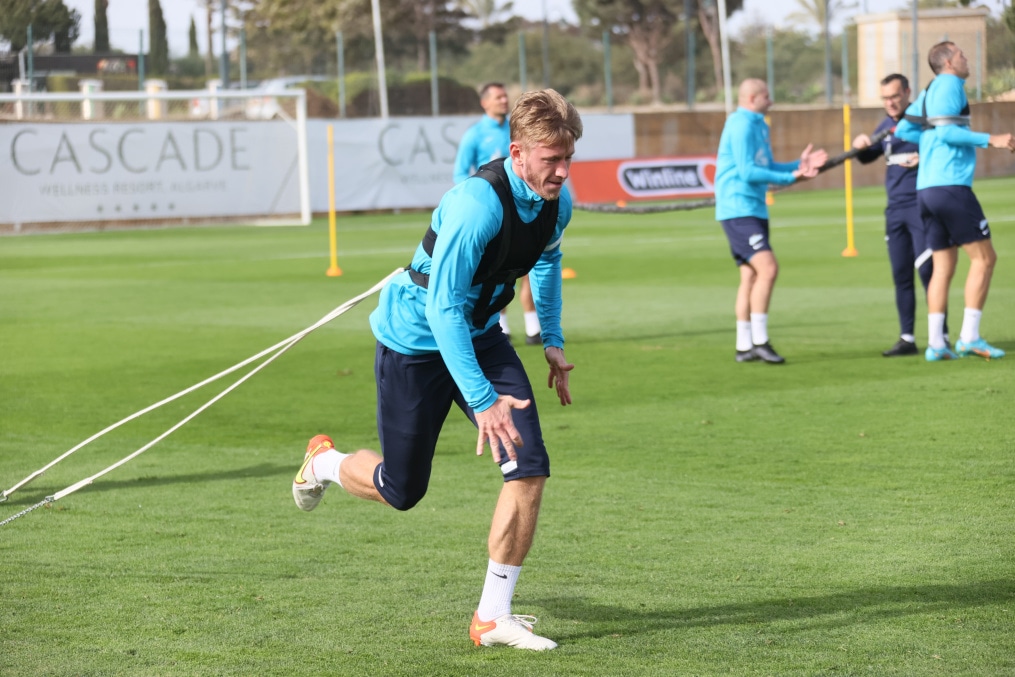 «Газпром»-тренировочные сборы в Португалии: 30 января, утренняя тренировка