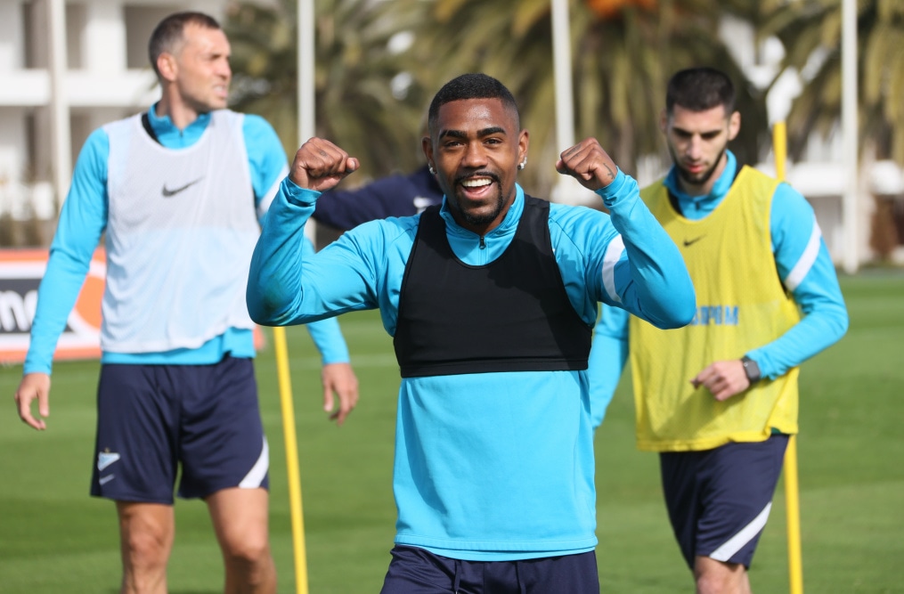 «Газпром»-тренировочные сборы в Португалии: 30 января, утренняя тренировка