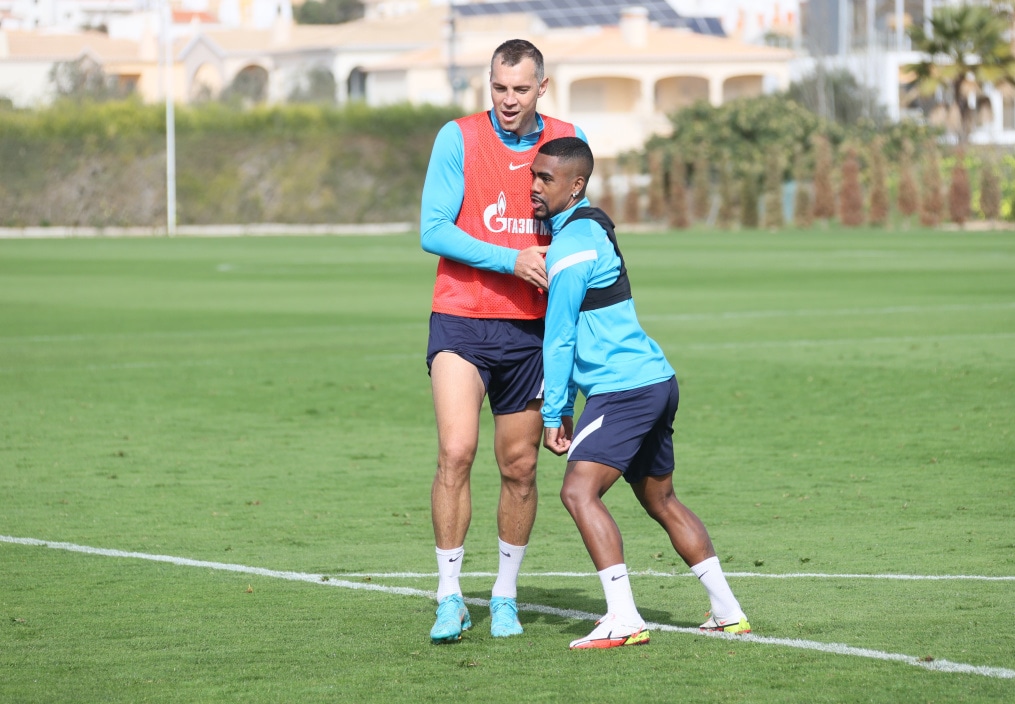 «Газпром»-тренировочные сборы в Португалии: 30 января, утренняя тренировка