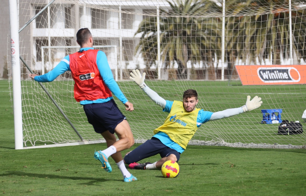 «Газпром»-тренировочные сборы в Португалии: 30 января, утренняя тренировка