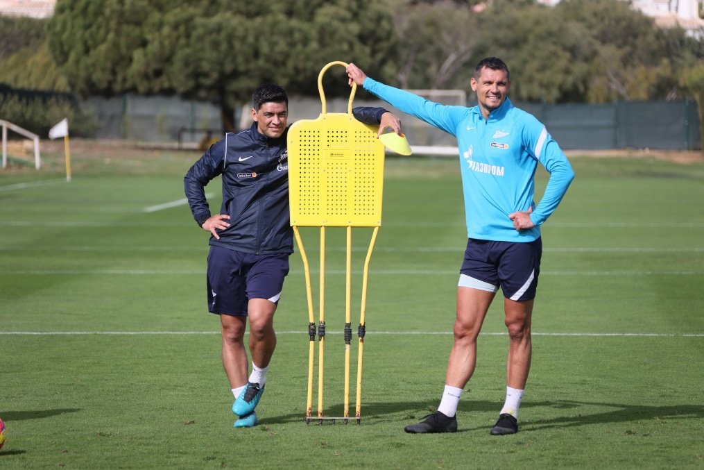 «Газпром»-тренировочные сборы в Португалии: 30 января, утренняя тренировка