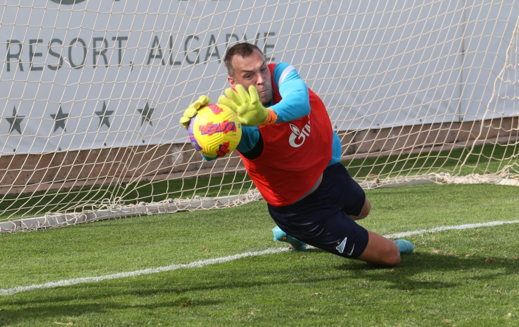 «Газпром»-тренировочные сборы в Португалии: 30 января, утренняя тренировка