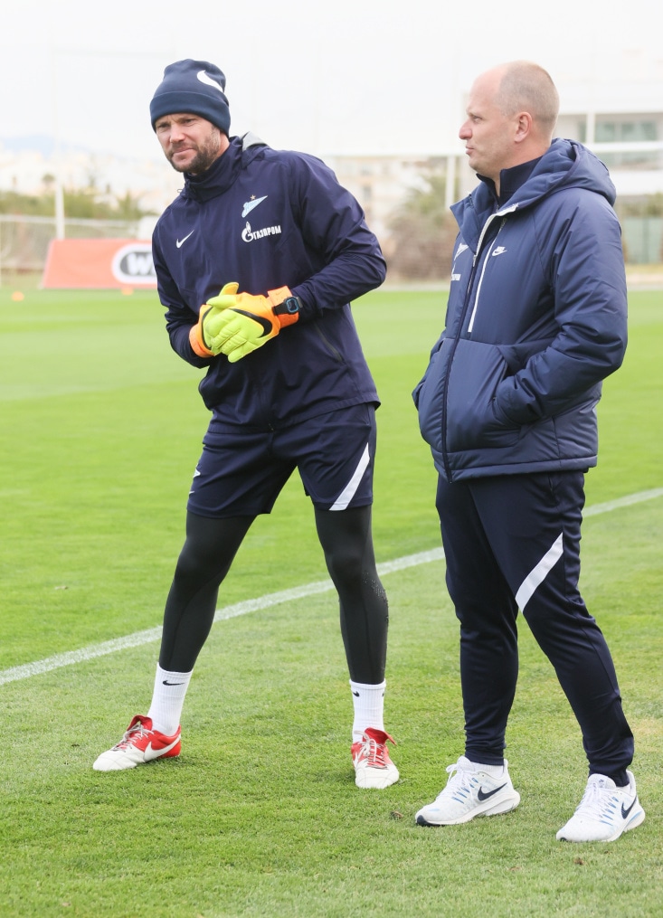 «Газпром»-тренировочные сборы в Португалии: 30 января, утренняя тренировка