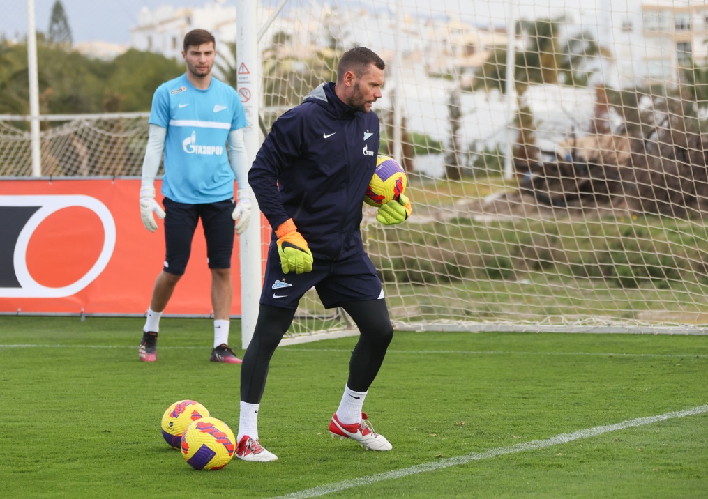 «Газпром»-тренировочные сборы в Португалии: 30 января, утренняя тренировка