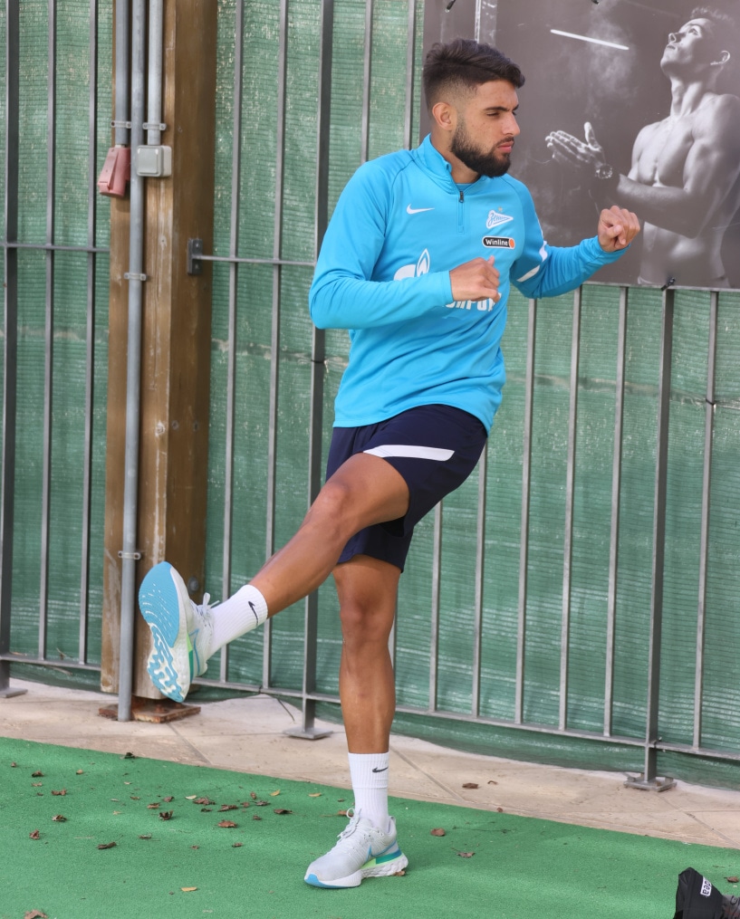 «Газпром»-тренировочные сборы в Португалии: 30 января, утренняя тренировка