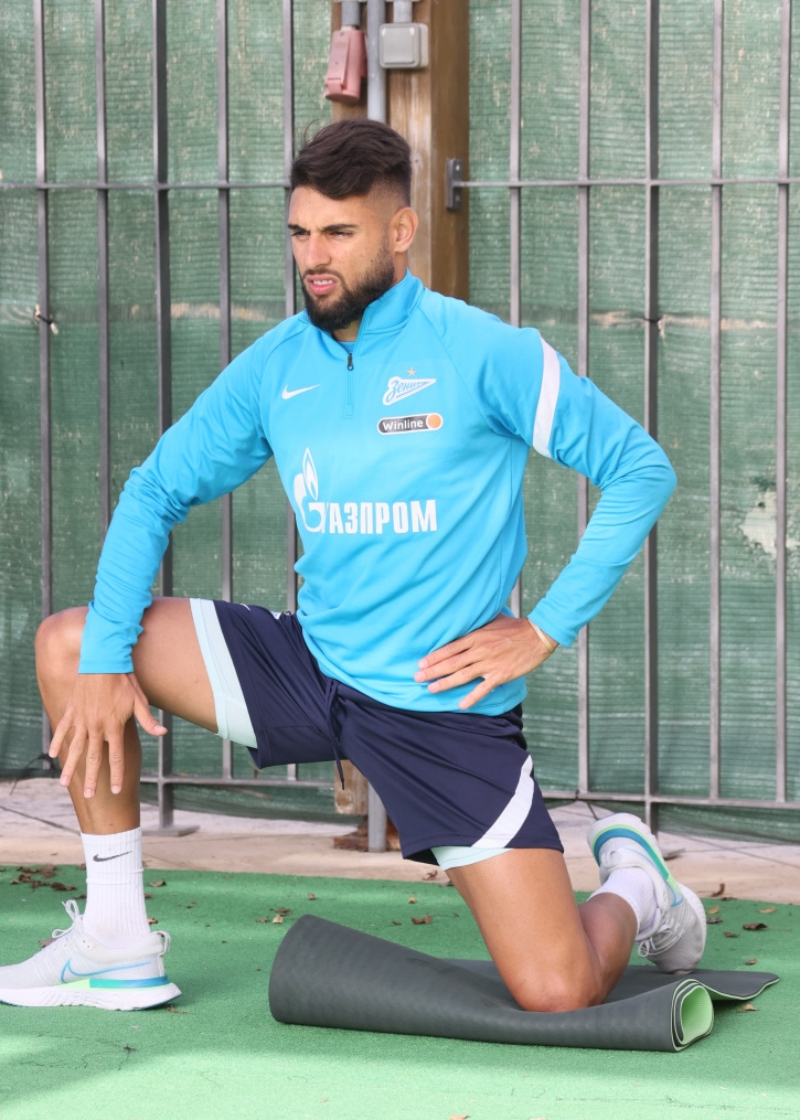 «Газпром»-тренировочные сборы в Португалии: 30 января, утренняя тренировка