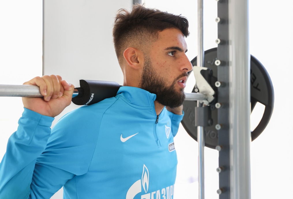 «Газпром»-тренировочные сборы в Португалии: 30 января, утренняя тренировка