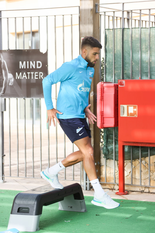 «Газпром»-тренировочные сборы в Португалии: 30 января, утренняя тренировка