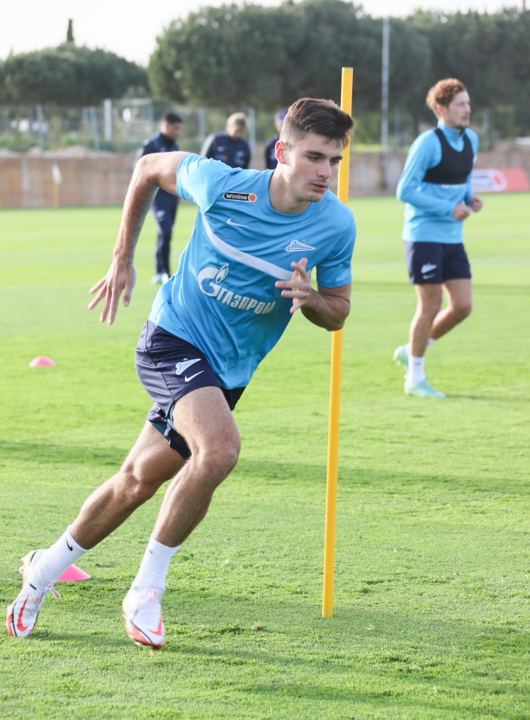 «Газпром»-тренировочные сборы в Португалии: 30 января, вечерняя тренировка