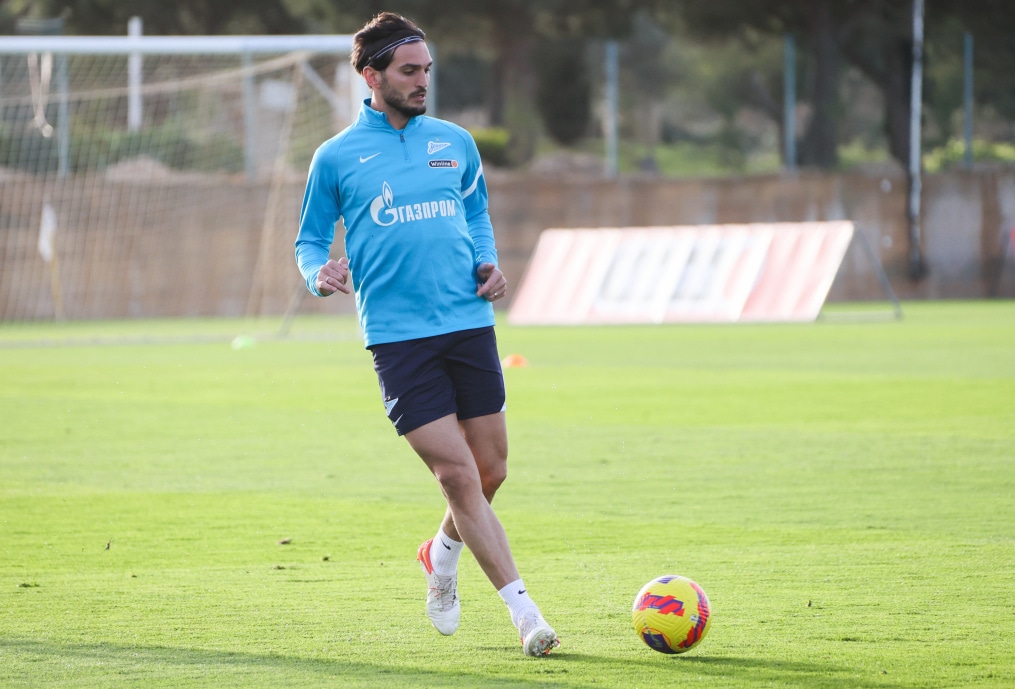 «Газпром»-тренировочные сборы в Португалии: 30 января, вечерняя тренировка
