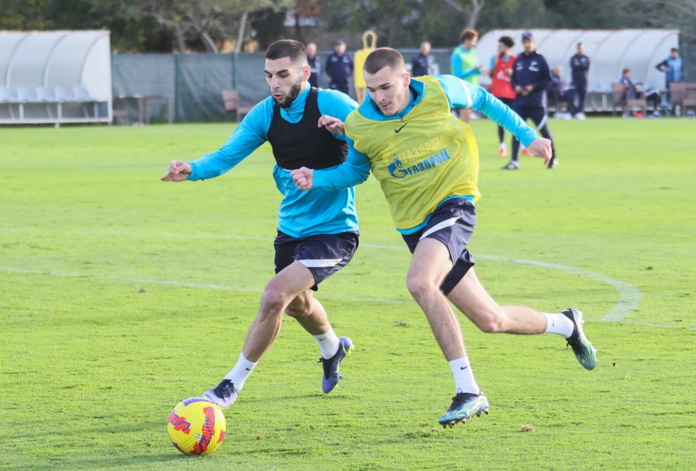 «Газпром»-тренировочные сборы в Португалии: 30 января, вечерняя тренировка