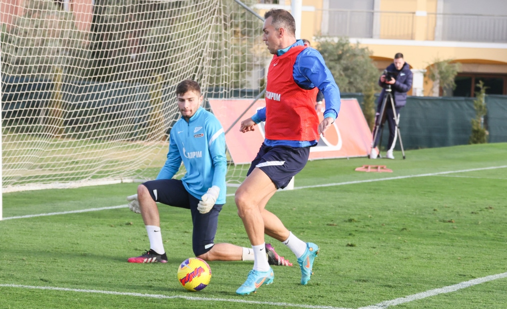 «Газпром»-тренировочные сборы в Португалии: 30 января, вечерняя тренировка