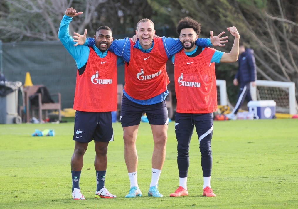 «Газпром»-тренировочные сборы в Португалии: 30 января, вечерняя тренировка