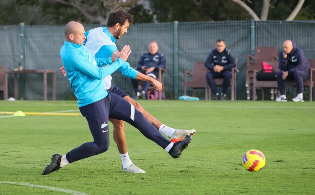 «Газпром»-тренировочные сборы в Португалии: 30 января, вечерняя тренировка