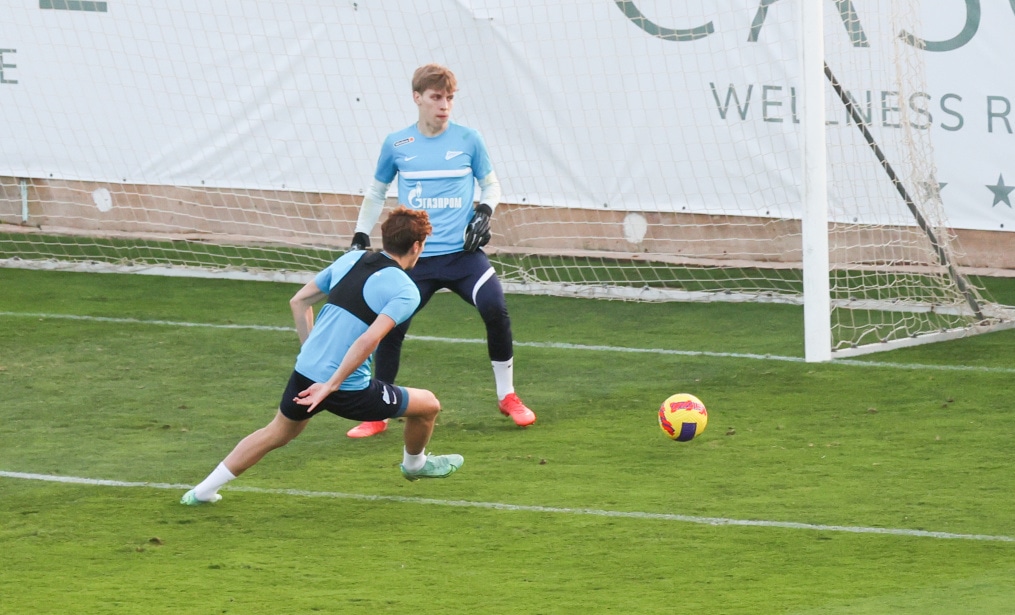 «Газпром»-тренировочные сборы в Португалии: 30 января, вечерняя тренировка