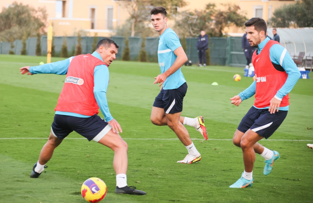 «Газпром»-тренировочные сборы в Португалии: 30 января, вечерняя тренировка