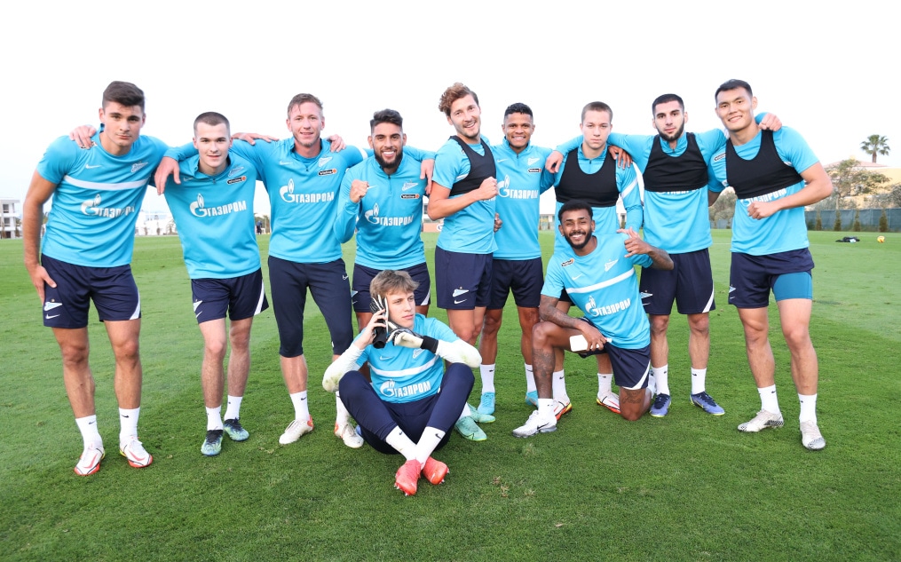 «Газпром»-тренировочные сборы в Португалии: 30 января, вечерняя тренировка