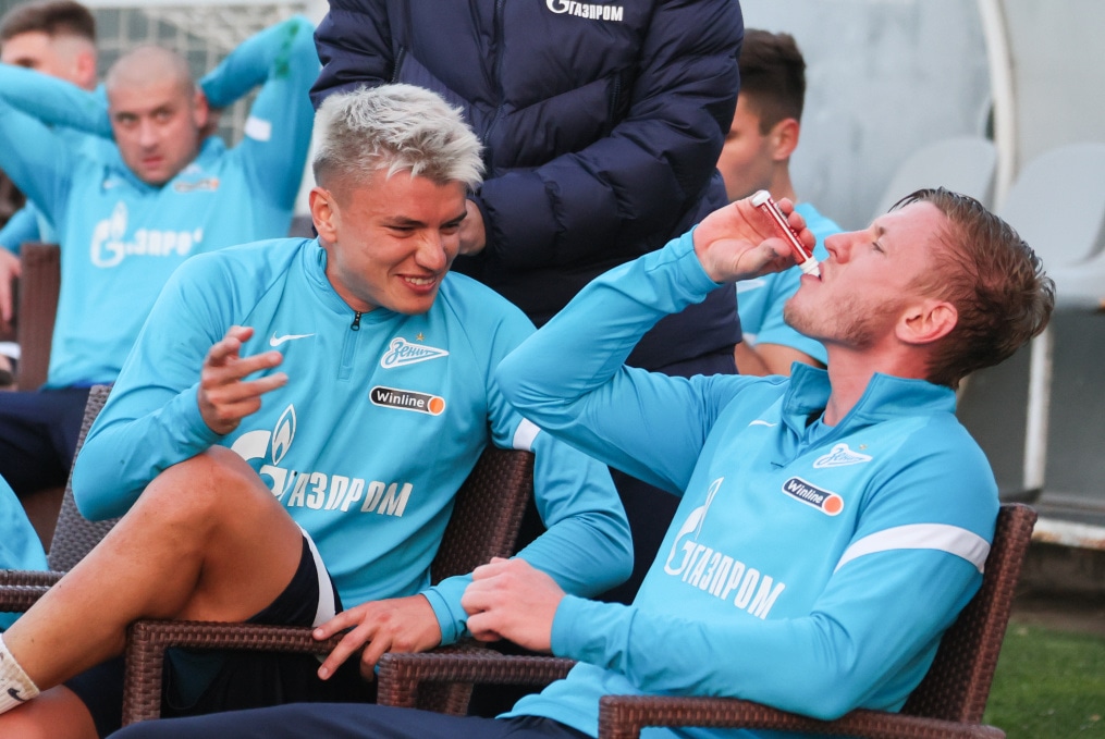 «Газпром»-тренировочные сборы в Португалии: 30 января, вечерняя тренировка