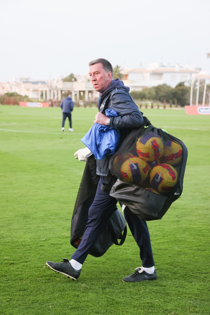 «Газпром»-тренировочные сборы в Португалии: 30 января, вечерняя тренировка