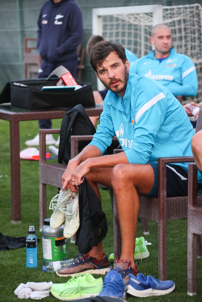 «Газпром»-тренировочные сборы в Португалии: 30 января, вечерняя тренировка