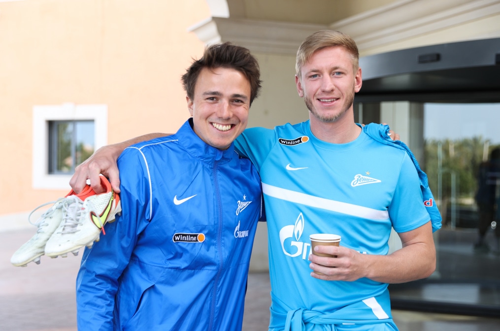 «Газпром»-тренировочные сборы в Португалии: 31 января, утренняя тренировка