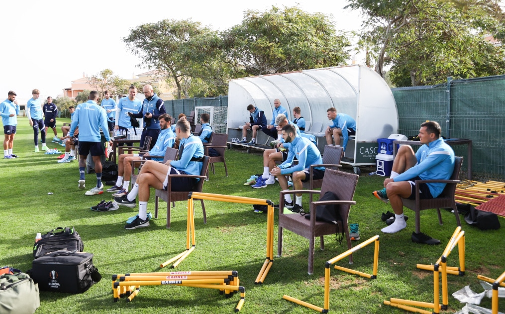 «Газпром»-тренировочные сборы в Португалии: 31 января, утренняя тренировка