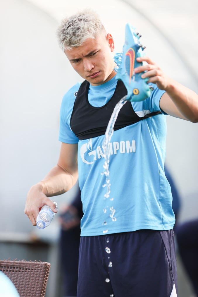 «Газпром»-тренировочные сборы в Португалии: 31 января, утренняя тренировка