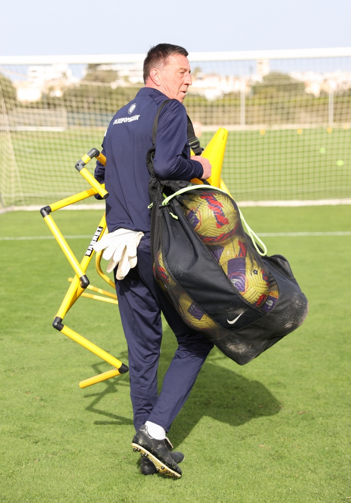 «Газпром»-тренировочные сборы в Португалии: 31 января, утренняя тренировка