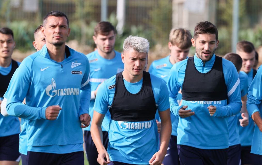«Газпром»-тренировочные сборы в Португалии: 31 января, утренняя тренировка