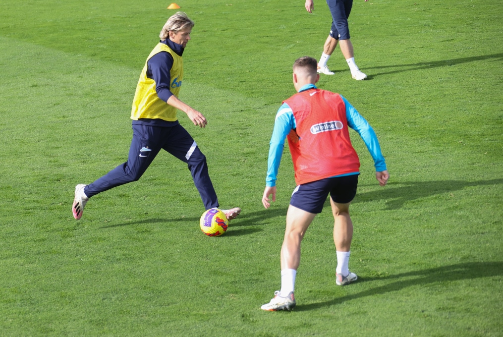 «Газпром»-тренировочные сборы в Португалии: 31 января, утренняя тренировка