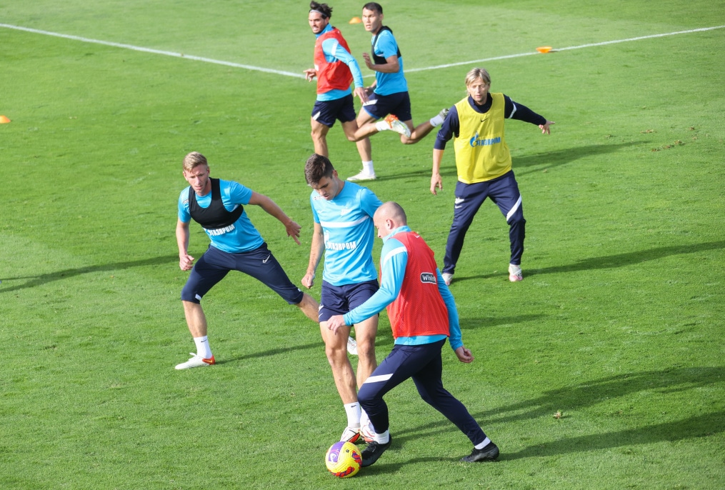 «Газпром»-тренировочные сборы в Португалии: 31 января, утренняя тренировка