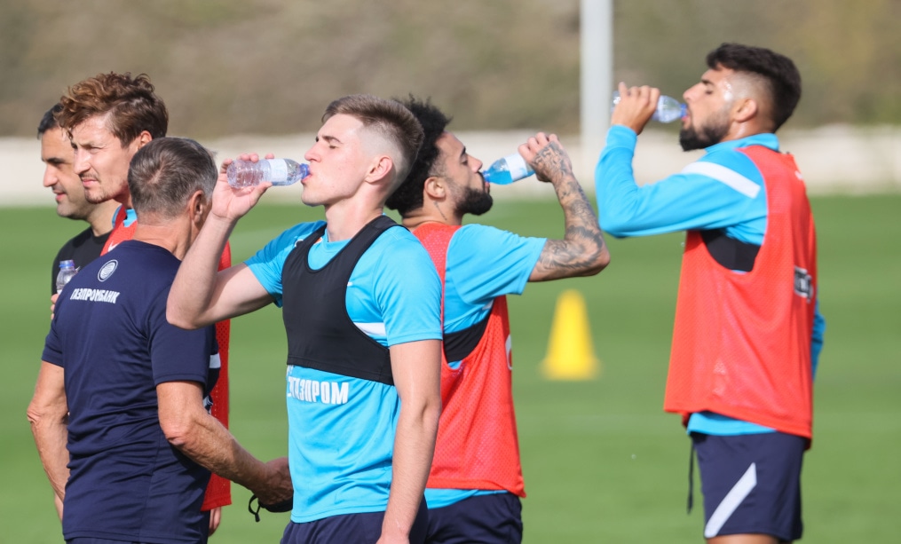 «Газпром»-тренировочные сборы в Португалии: 31 января, утренняя тренировка