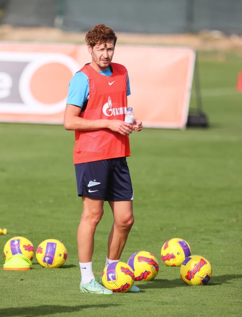 «Газпром»-тренировочные сборы в Португалии: 31 января, утренняя тренировка